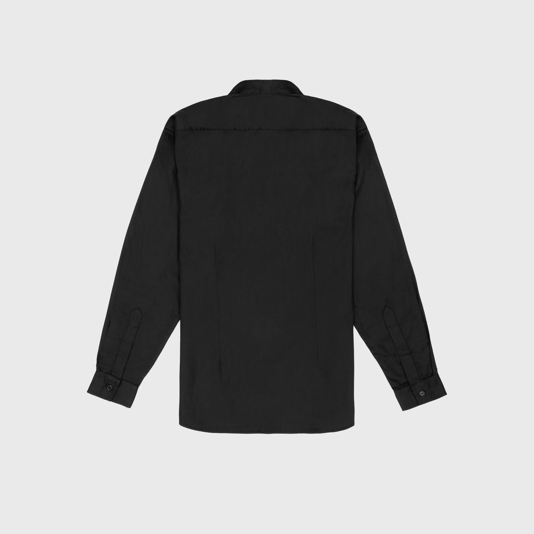 Kantha patchwork mens shirt style Black