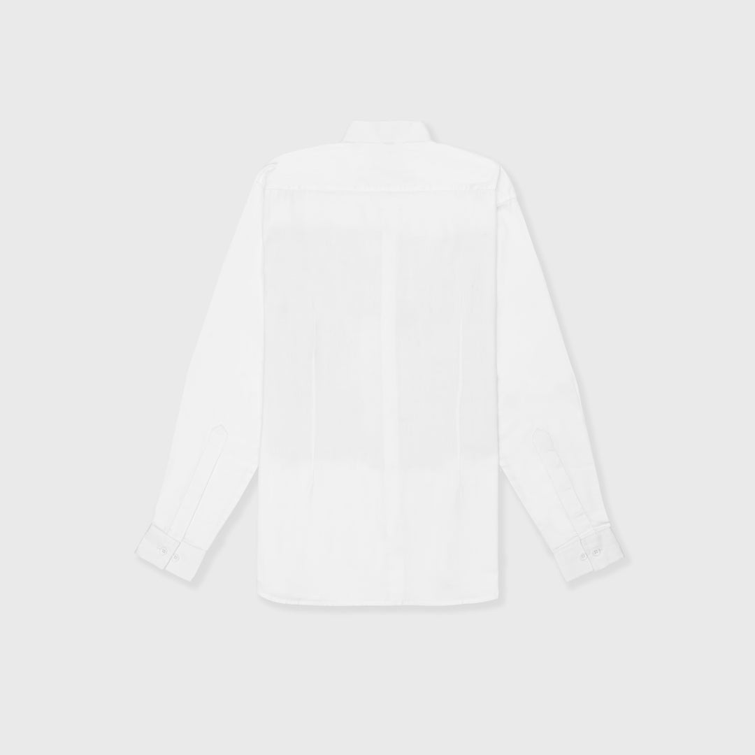 Kantha patchwork mens shirt style White