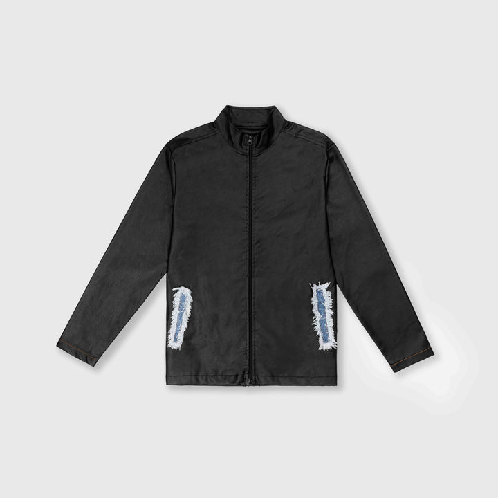 Leather Patchwork Jacket