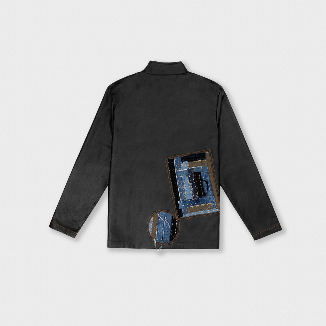 Leather Patchwork Jacket