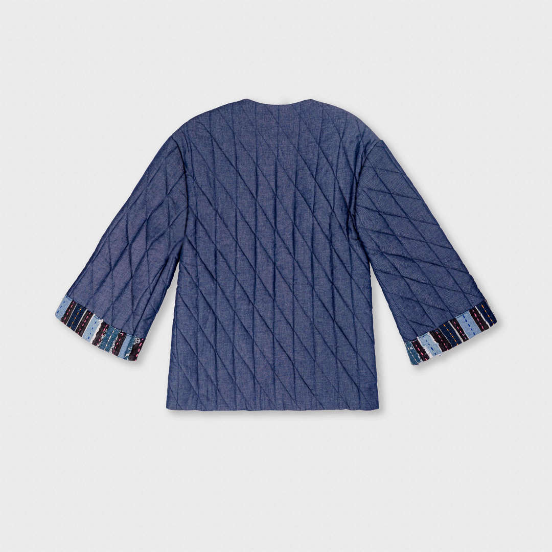 Quilted Kimono Style Jacket