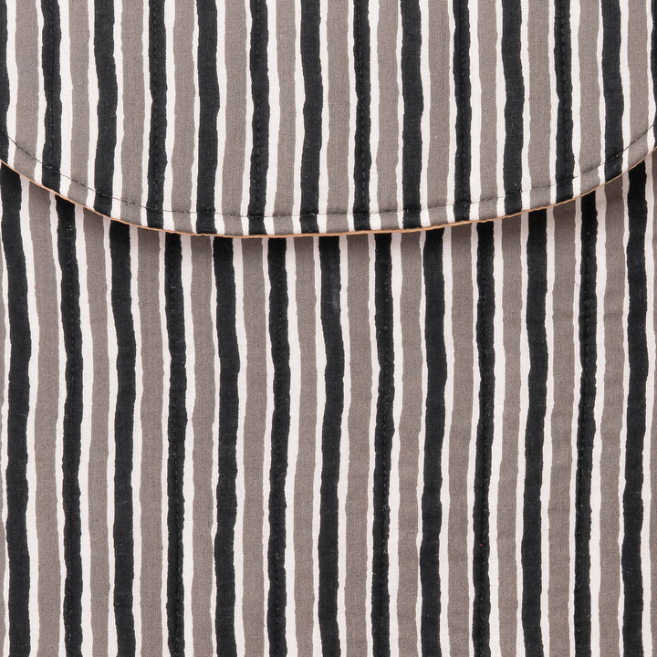 Striped Cotton Laptop Sleeve