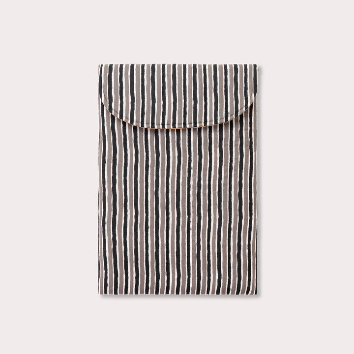 Striped Cotton Laptop Sleeve