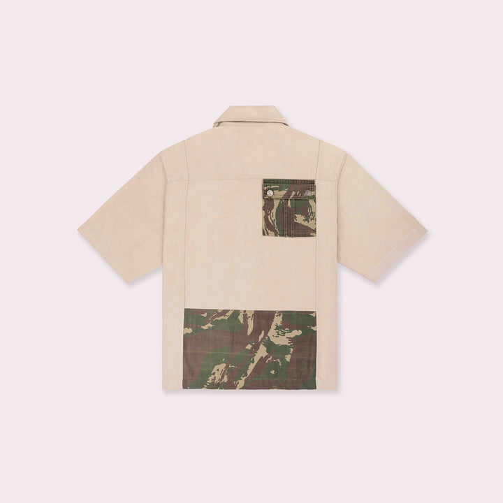 Upcycled camo shirt