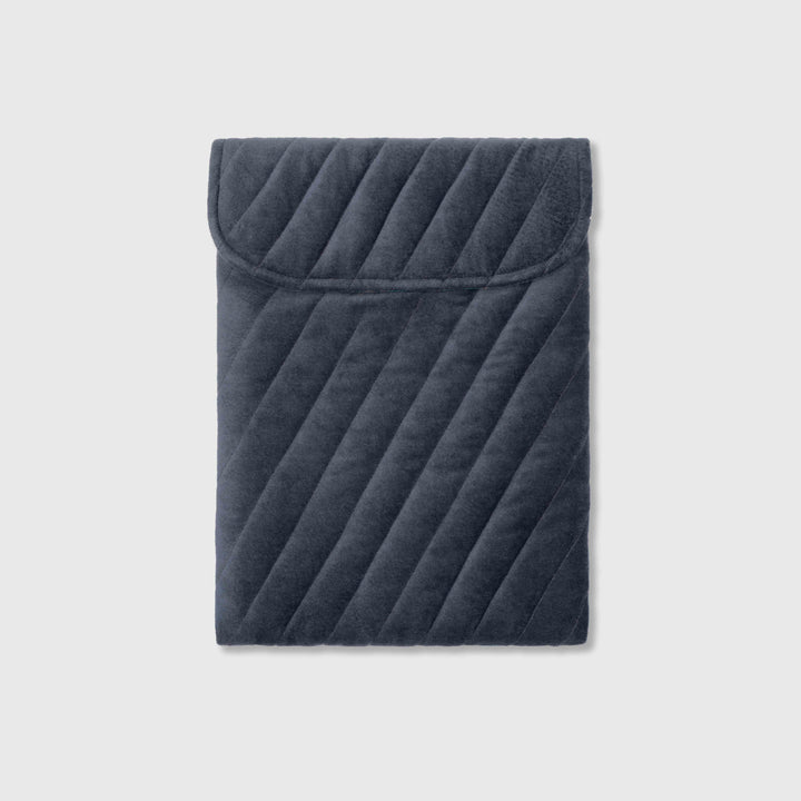 Velvet Laptop Sleeve Grey