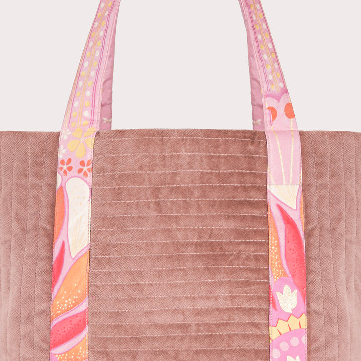Velvet Tote - Pink