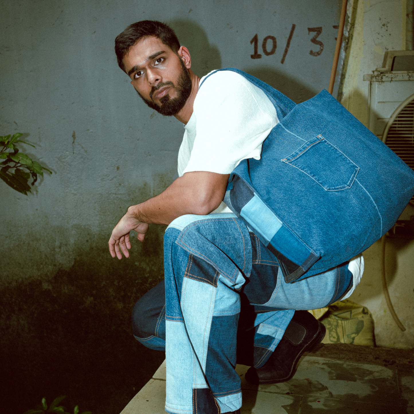 Denim Tote Bag